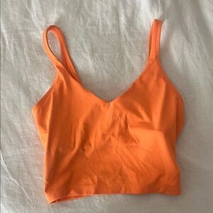 lululemon athletica Orange Tank Top